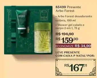 O Boticário Arbo - presente oferta