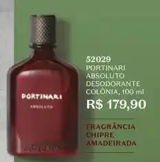 O Boticário Portinari - absoluto desodorante colônia oferta