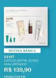 O Boticário Estojo botik ácido hialuronico oferta