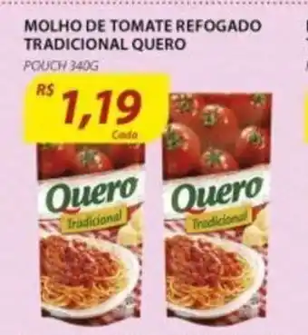 Assaí Atacadista Molho de Tomate Refogado Tradicional Quero 340g oferta