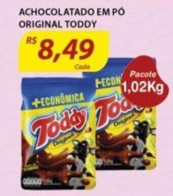 Assaí Atacadista Achocolatado em po Original Toddy 1.02kg oferta
