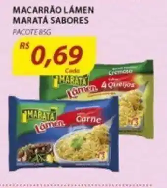 Assaí Atacadista Macarrao Lamen Marata sabores 85g oferta