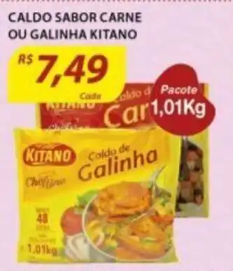 Assaí Atacadista Caldo Sabor Carne ou Galinha Kitano 1.01kg oferta