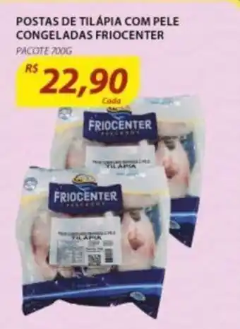 Assaí Atacadista Postas de Tilapia Com File Congeladas Friocenter 700g oferta