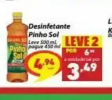 Desinfetante pinho sol