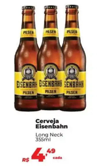 Supermercados Mateus Cerveja Eisenbahn Long Neck oferta