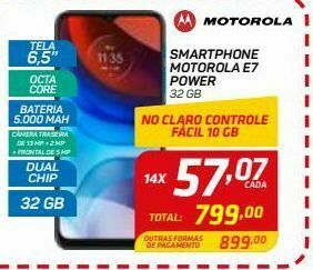 GBarbosa Smartphone motorola e7 power 32 gb oferta