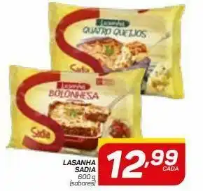 GBarbosa Lasanha sadia 600 g oferta