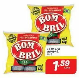 Lã de aço bombril 60 g