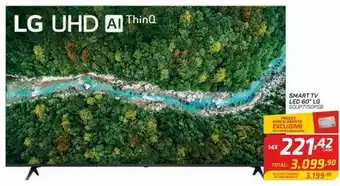 GBarbosa Smart tv led 60” lg 60up7750psb oferta