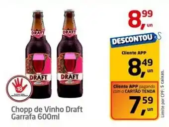 Tenda Atacado Chopp de Vinho Draft Garrafa oferta