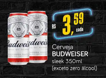 Cometa Supermercados Cerveja BUDWEISER sleek oferta