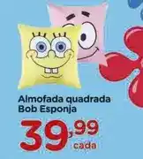 Carrefour Bob - almofada quadrada bob esponja oferta