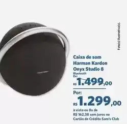 Sam's Club Studio - caixa de som kardon onyx studio 8 oferta