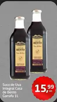Casa de bento - suco de uva integral