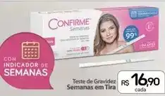 Drogal Confirme - teste de gravidez semanas em tira oferta