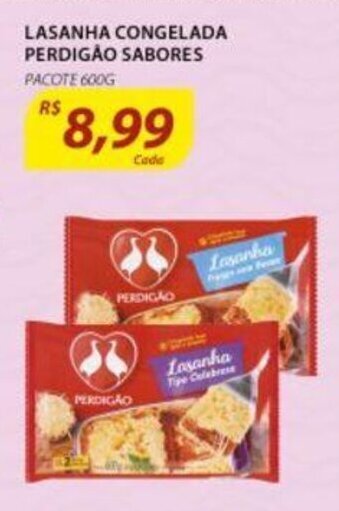 Assaí Atacadista Lasanha Congelada Perdigao Sabores 600g oferta