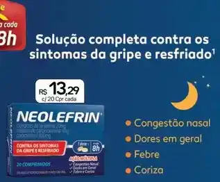 Drogal Neolefrin - solução completa contra os sintomas da gripe e resfriado¹ oferta