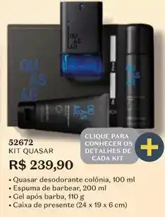 O Boticário Quasar - kit oferta