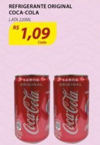 Assaí Atacadista Refrigerante original Coca Cola 220ml oferta