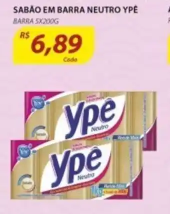 Assaí Atacadista Sabao em Barra Neutro Ype 5x200g oferta