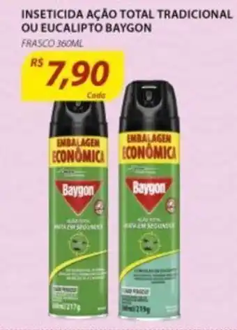 Assaí Atacadista Inseticida Acao Total Tradicional ou Eucalipto Baygon 360ml oferta