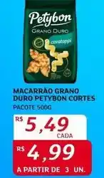 Assaí Atacadista Petybon - macarrão grano duro cortes oferta