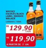 Assaí Atacadista Johnnie walker - whisky escocés black label oferta