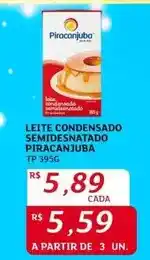 Assaí Atacadista Piracanjuba - leite condensado semidesnatado oferta