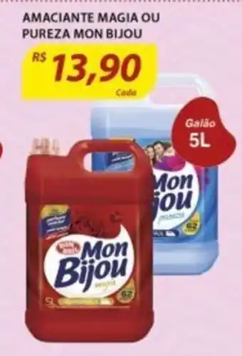 Assaí Atacadista Amaciante Magia ou Pureza Mon Bijou 5L oferta