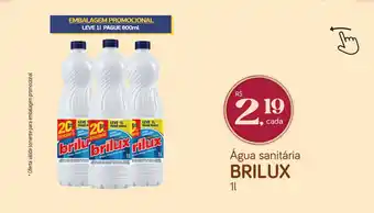 Cometa Supermercados Água sanitária BRILUX oferta