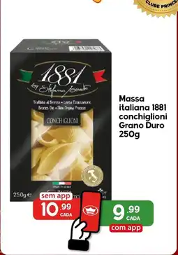 Supermercados Princesa Massa italiana 1881 conchiglioni Grano Duro oferta