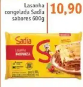 Sonda Lasanha congelada Sadia sabores oferta