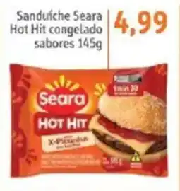 Sonda Sanduíche Seara Hot Hit congelado sabores oferta