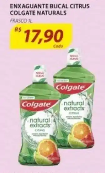 Assaí Atacadista Enxaguante Bucal Citrus Colgate Naturals 1L oferta
