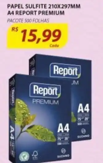 Assaí Atacadista Papel Sulfite 210x297mm A4 Report Premium oferta