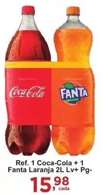 Rossi Supermercado Ref. 1 Coca-Cola + 1 Fanta Laranja oferta