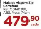 Carrefour Carrefour - mala de viagem zip oferta