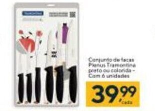 Coop Conjunto de Facas Plenus Tramontina oferta