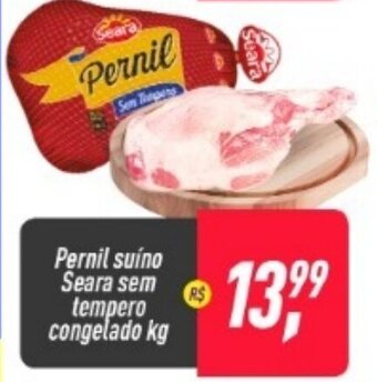 Frangolândia Pernil suino Seara sem tempero congelado 1kg oferta