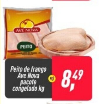 Frangolândia Peito de Frango Ave Nova pacote congelado 1kg oferta