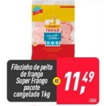 Filezinho de peito de Frango Super Frango pacote congealado 1kg