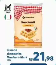 Sam's Club Member's mark - biscoito champanhe oferta