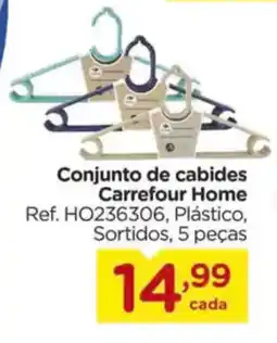 Carrefour Conjunto de cabides Carrefour Home oferta