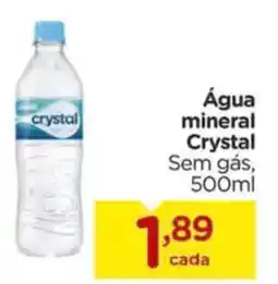 Carrefour Água mineral Crystal Sem gás, oferta