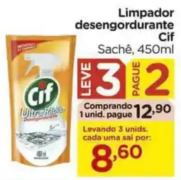 Carrefour Bairro Limpador desengordurante Cif Sachê, oferta