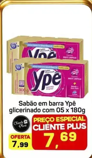 Supermercados ABC Ypê - sabão em barra glicerinado com oferta