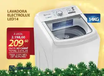 Lojas Cem Lavadora electrolux LED14 oferta