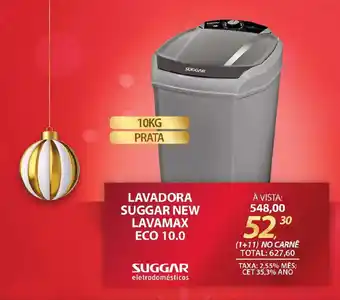 Lojas Cem Lavadora suggar new lavamax  ECO 10.0 oferta