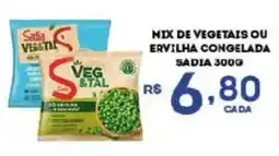 Bahamas Supermercados Mix de vegetais ou ervilha congelada sadia oferta